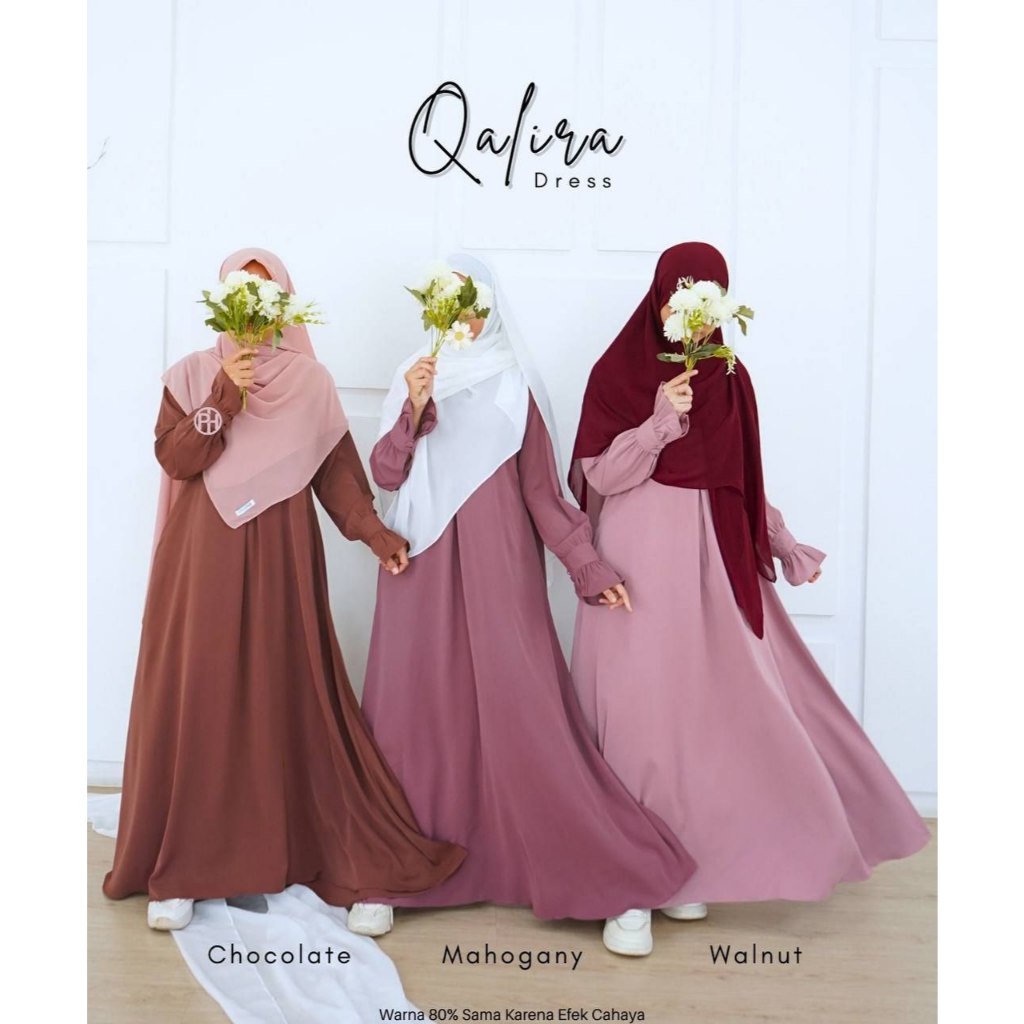 Pelangi Hijab Gamis Qalira Dress ( hanya gamis )