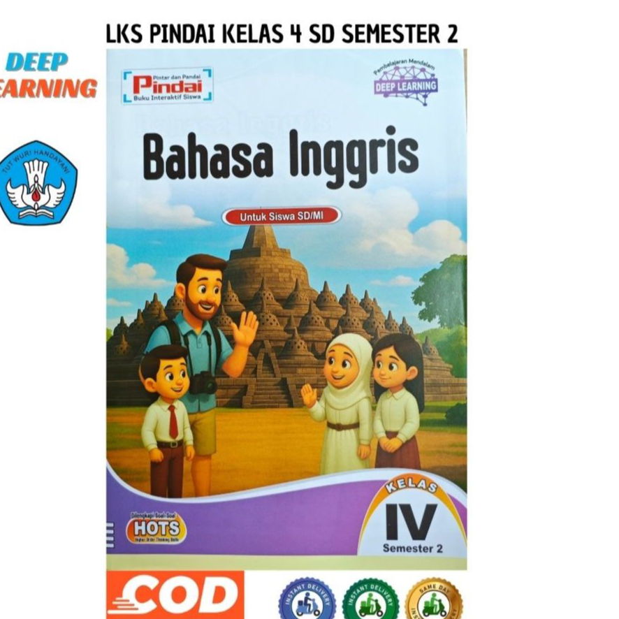 Lks Pindai Bahasa inggris Kelas 4 SD Smt 2 Kurmer  Terbaru Murah