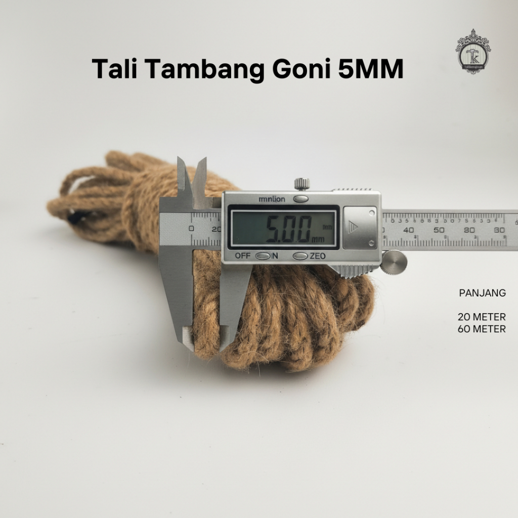 Tali goni tali tambang goni tambang rami 5mm 60meter