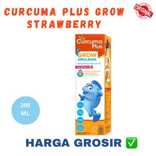 Curcuma Plus Grow Emulsion 200 ml vitamin anak untuk pertumbuhan dan nafsu makan