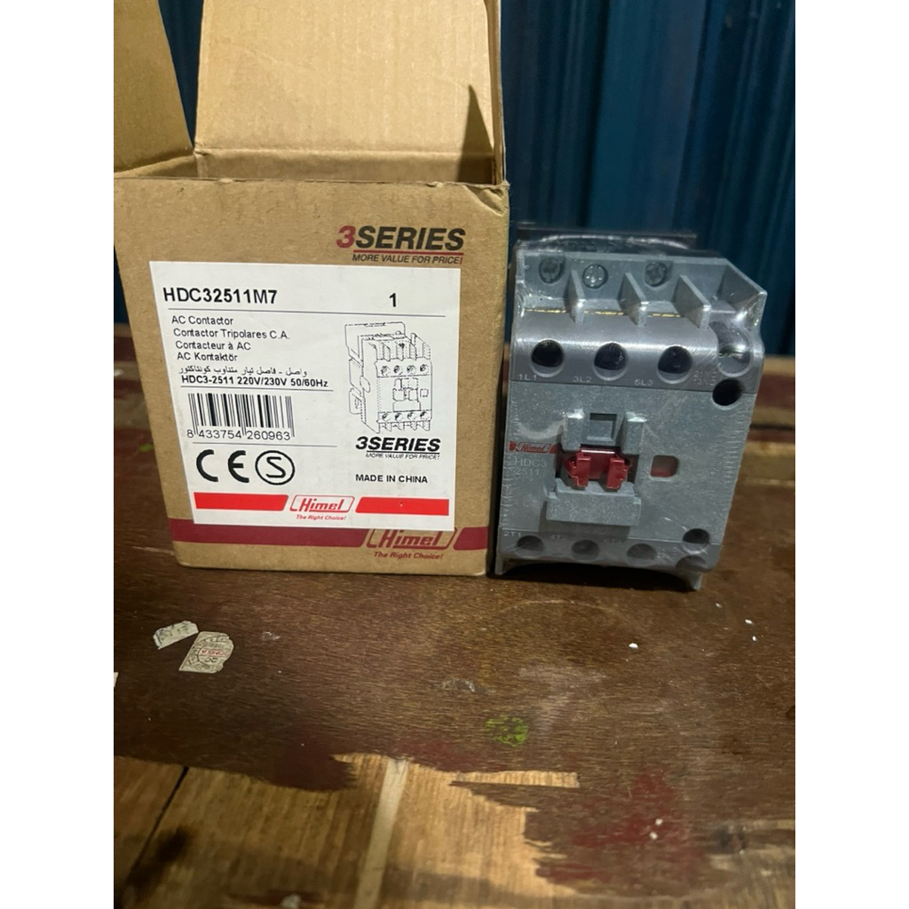 KONTAKTOR HIMEL HDC3-25 220V ORIGINAL ASLI