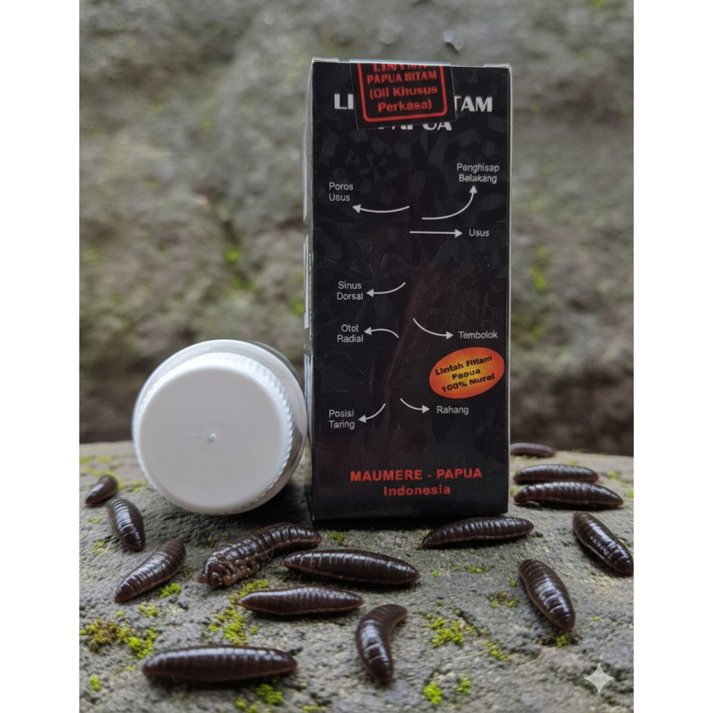 Minyak Lintah Hitam Papua Asli Murni 100%pembesar ORIGINAL TIMBUL rotan keras