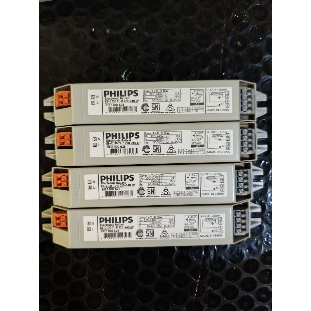 BALLAST ELECTRONIC PHILIPS / BALLAST ELECTRONIC EB-C 136 36WATT PHILIPS