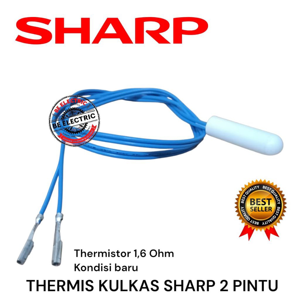 Thermiss kulkas Sharp 2 Pintu - Thermistor kulkas Sharp Biru