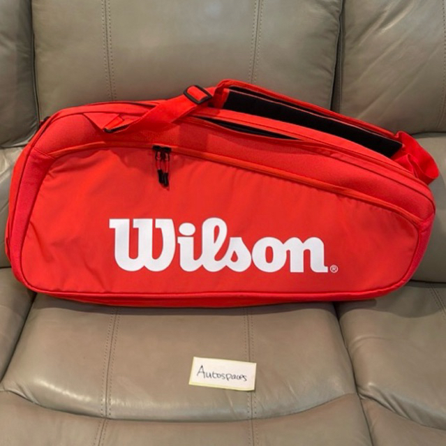 Wilson tennis bag tennis racket bag tas raket tenis Wilson 6PK tas tenis