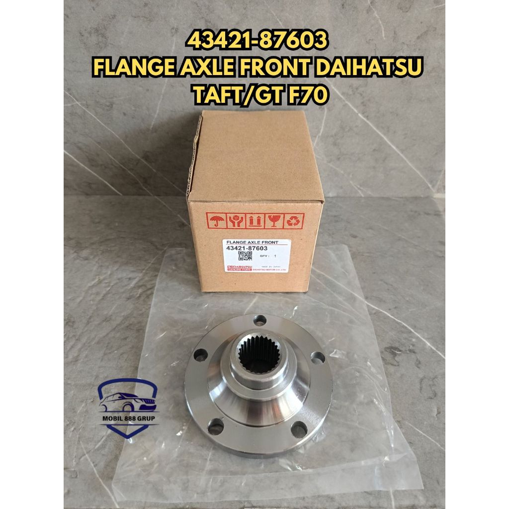 FLANGE AXLE FRONT DAIHATSU TAFT F70 HILINE - FLANGE AS RODA DEPAN 43421-87603