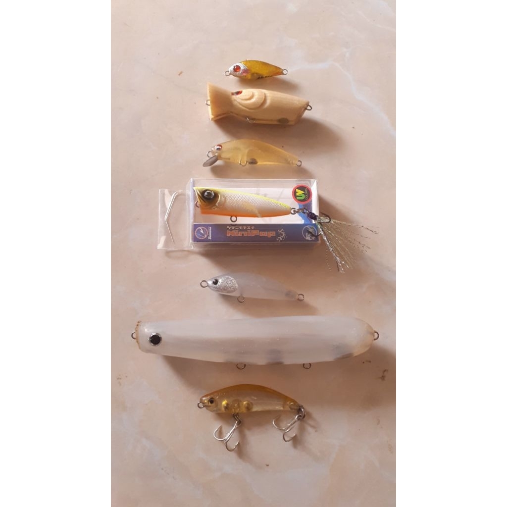 lure second wtd poper swimm minnow