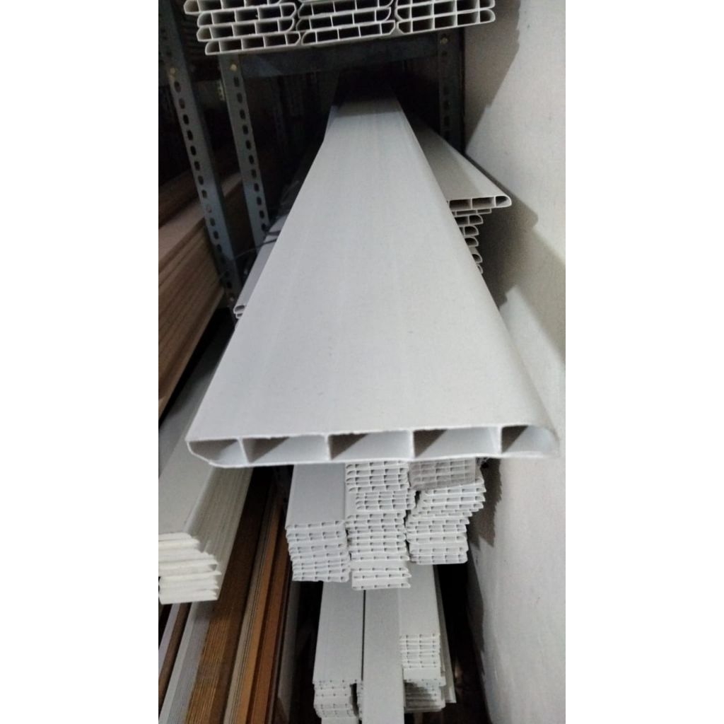 plint pvc 10 cm putih polos