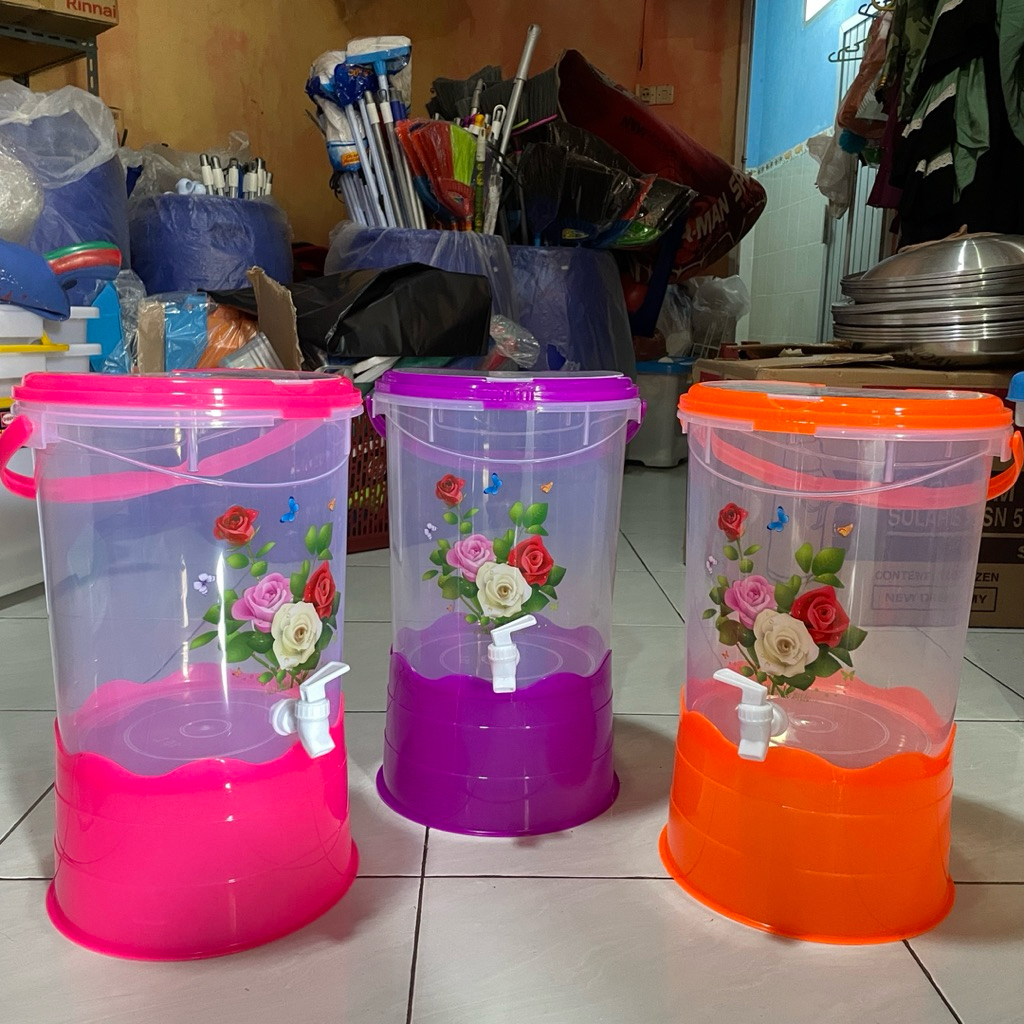 DISPENSER PLASTIK MPW UKURAN 15 LITER