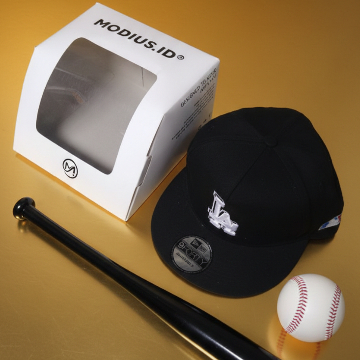 TOPI LA BORDIR 3D MLB SNAPBACK