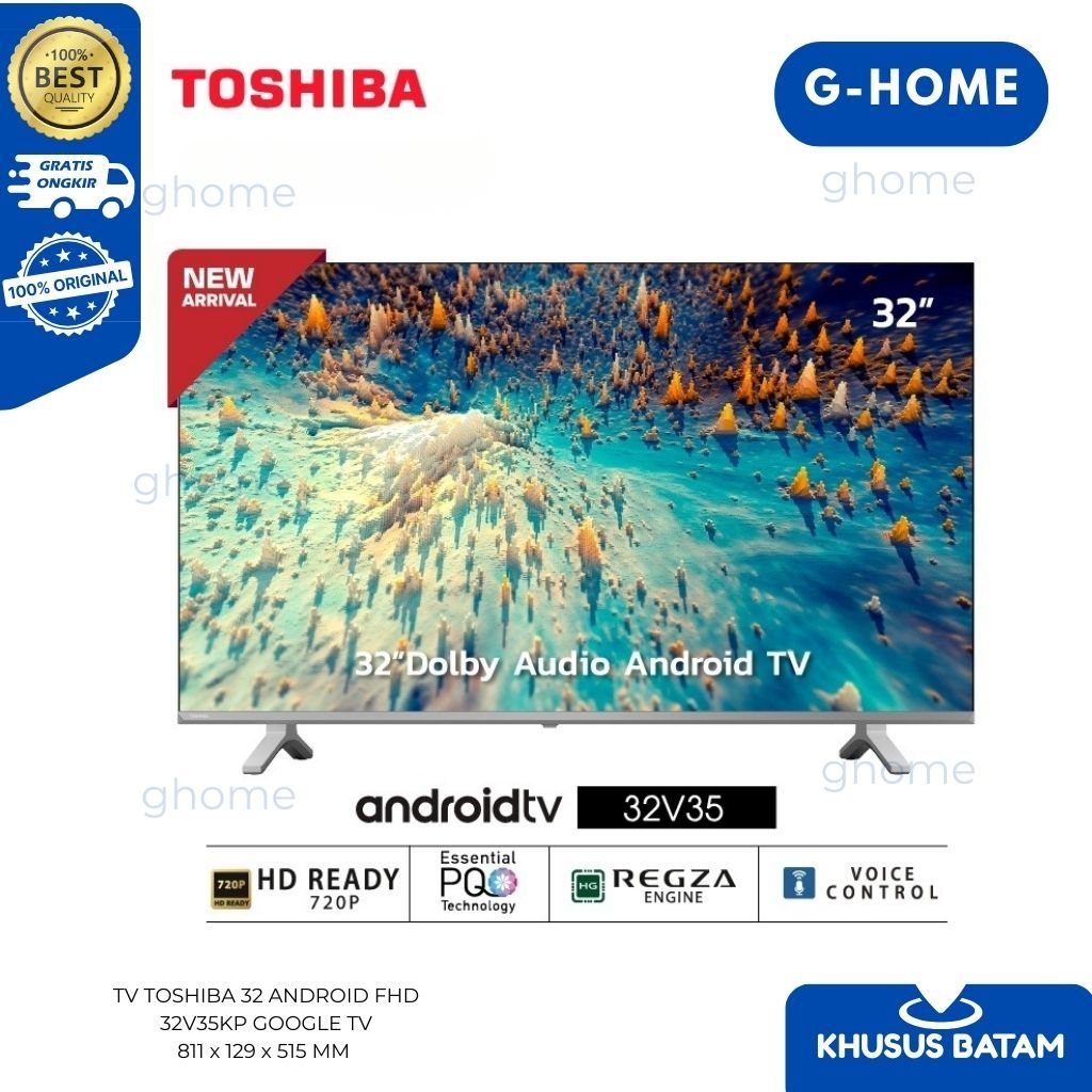 TV TOSHIBA 32 ANDROID FHD 32V35KP GOOGLE TV