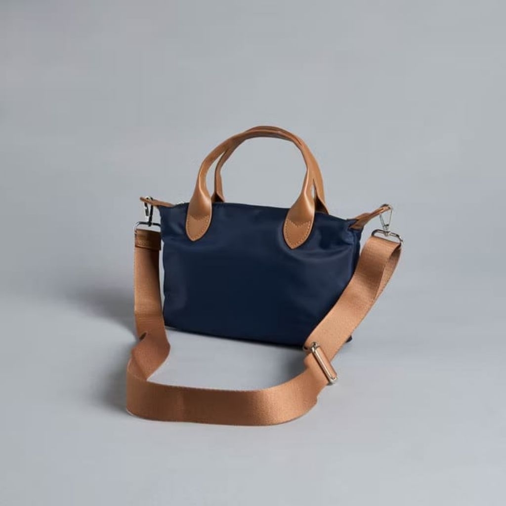 Max fashion plain crossbody bag - Navy