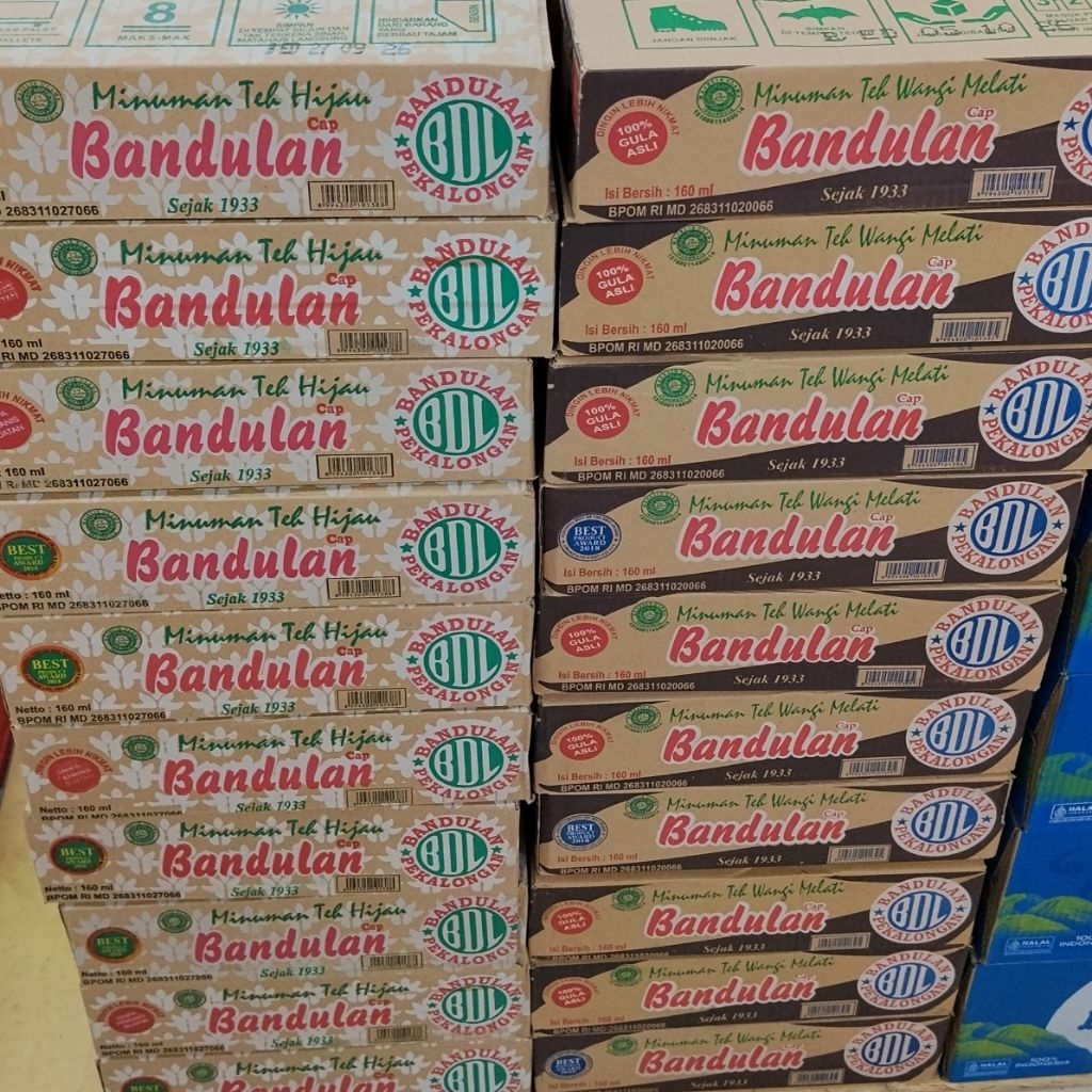 Teh Cap Bandulan 1 Dus Isi 24 / Teh Hijau / Teh Melati