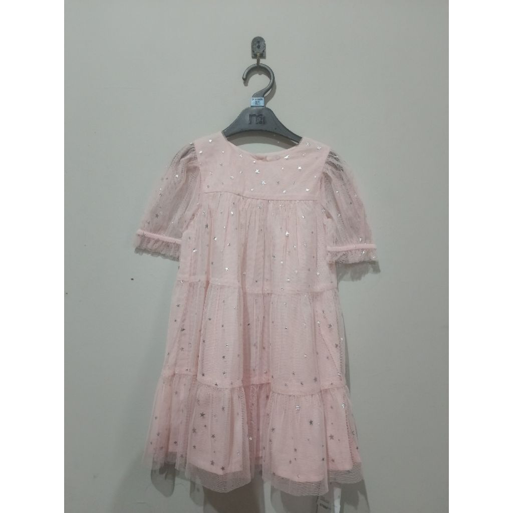 Mothercare Pink Tiered Dress / Mothercare Soft Alpine / Mothercare Dress Tutu Bintang / Dress Tule M
