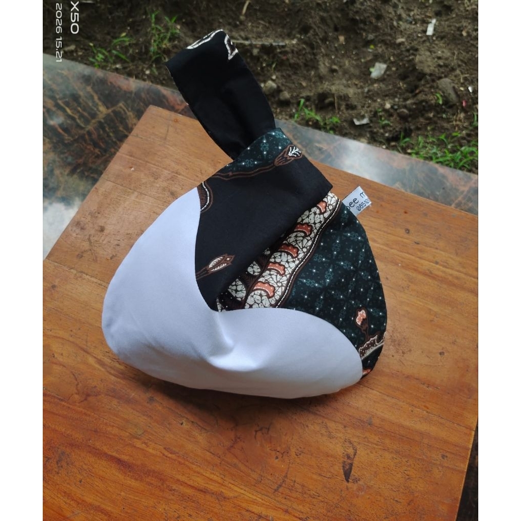 Japanese knot bag tas batik unik