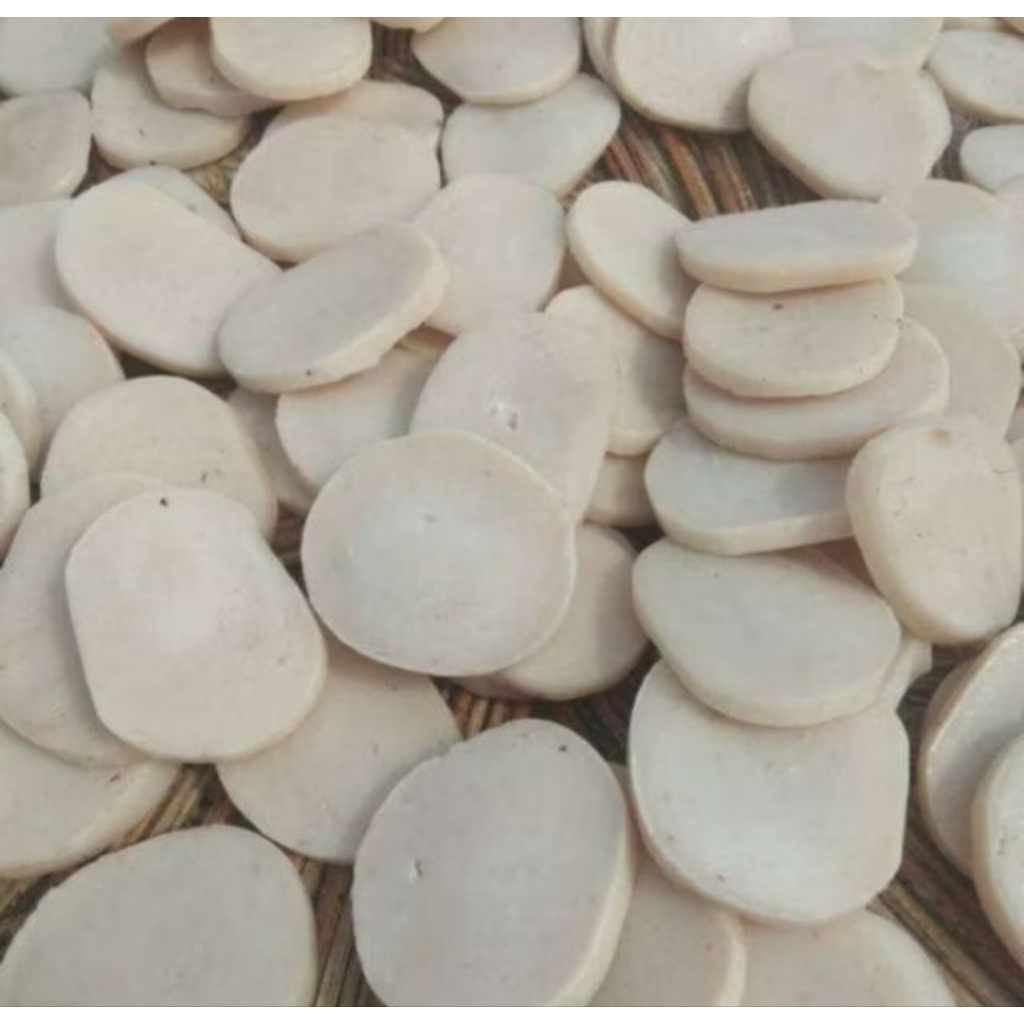 Murah Kerupuk Palembang ikan tenggiri Mentah 1 kg Kemplang ikan tenggiri Tipis