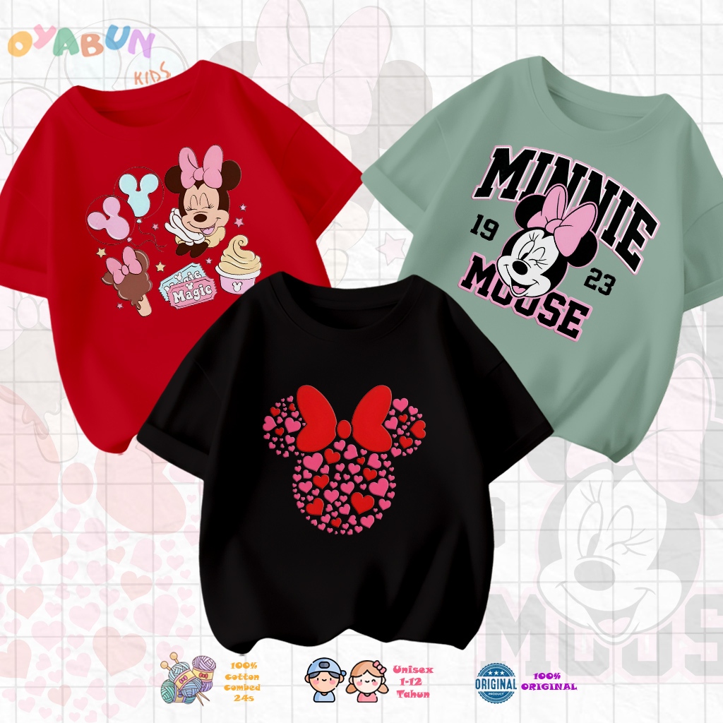 OyabunKids - Kaos Distro Baju Anak Perempuan Laki 1-12 Tahun (Katun Combed 24s) - MM2