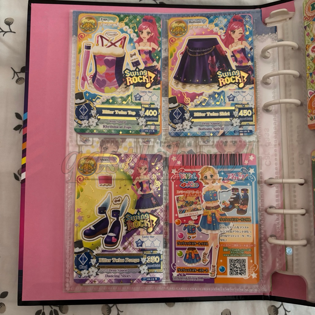 Kartu Aikatsu Indonesia Swing Rock Bitter Twins Set