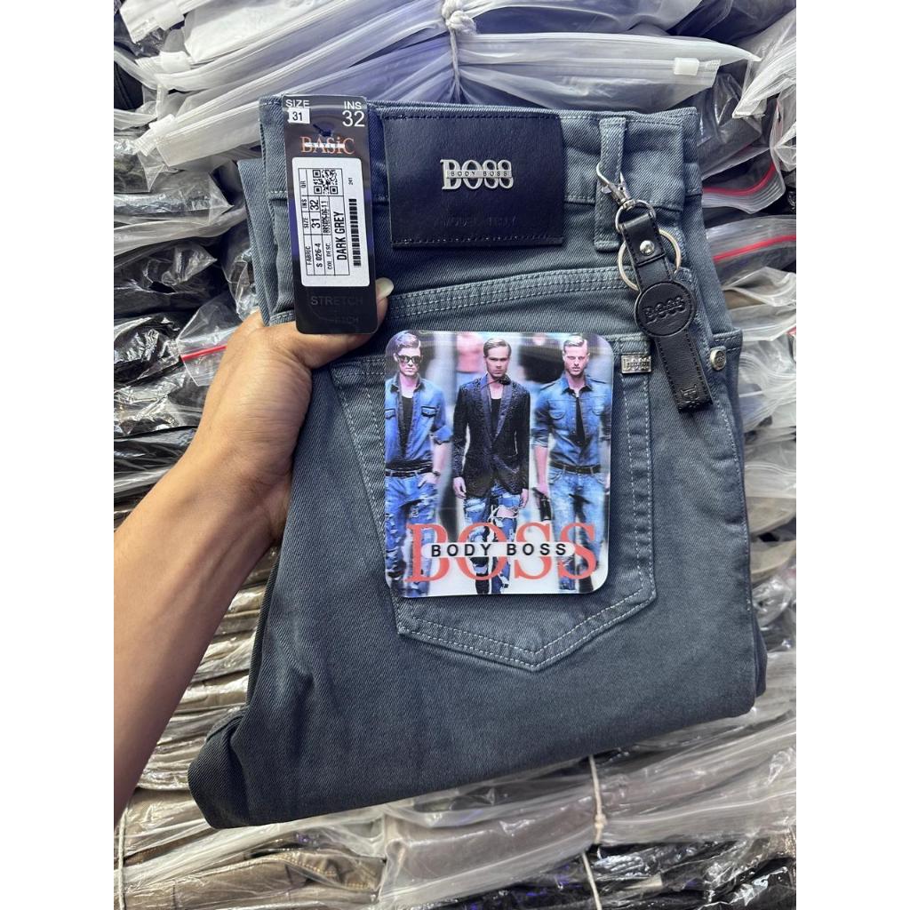 CELANA PANJANG JEANS PRIS CELANA PANJANG BASIC KARET PRIA / CELANA PANJANG BODYBOSS / CELANA BODY BO