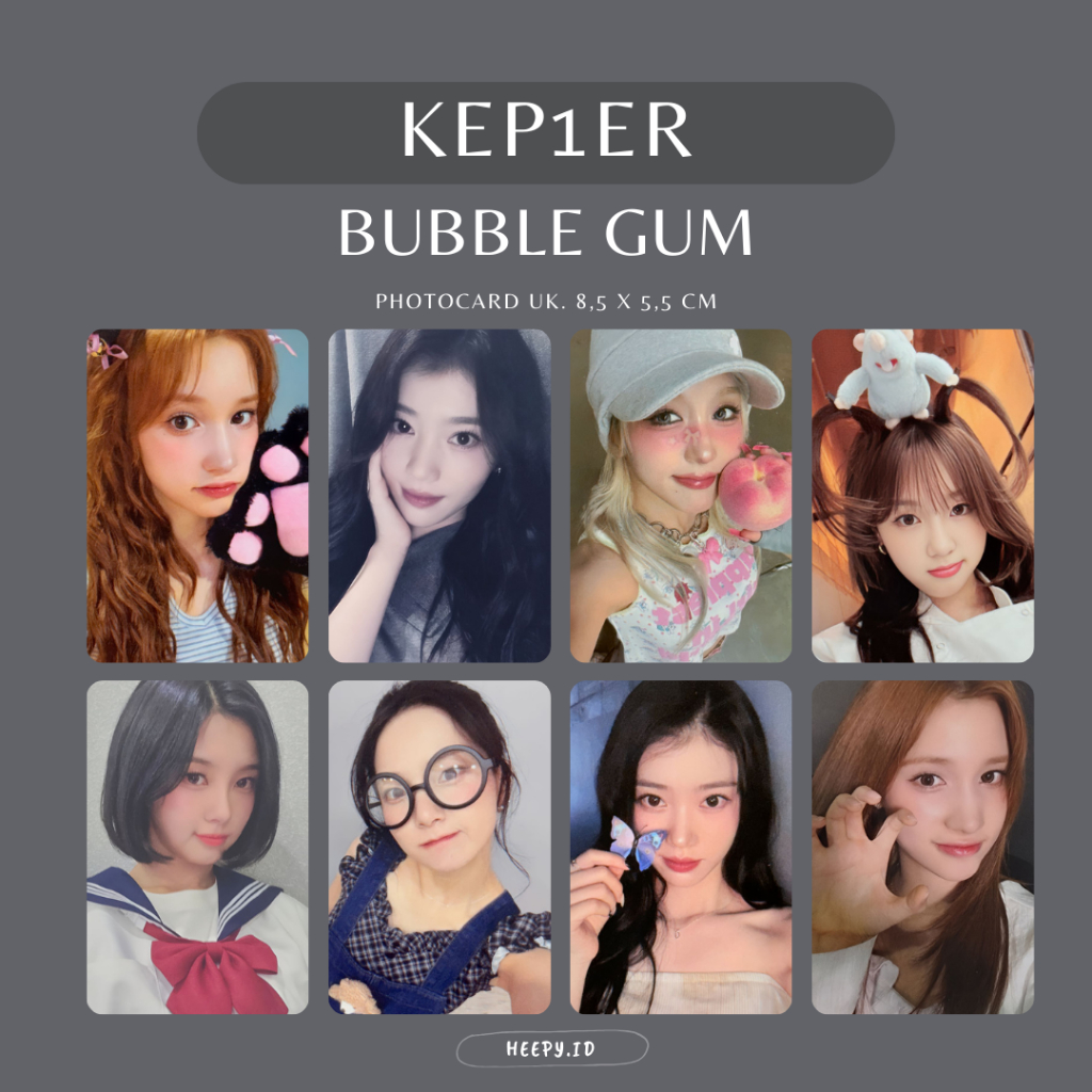 [KEP1ER] UNOFFICIAL PHOTOCARD KEP1ER BUBBLE GUM