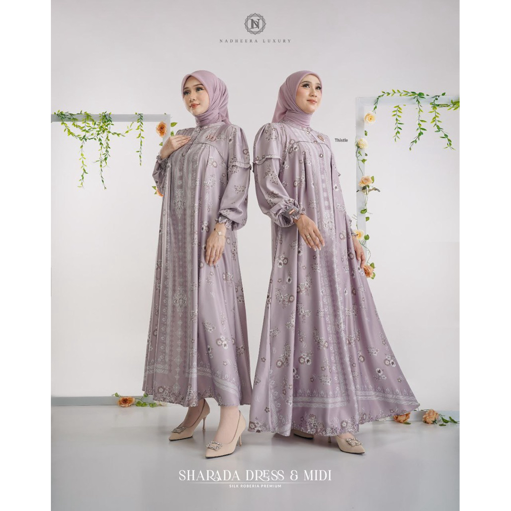 Sharada Midi & Dress by Nadheera Luxury Sharada Dress Nadheera Luxury Gamis Nadheera Luxury