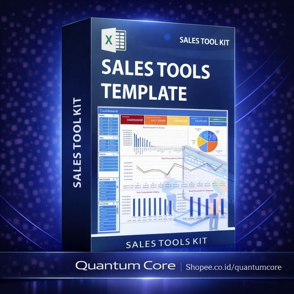Termurah TOOLS EXCEL CRM & SALES Toolkit Template - Sales Tools Template Ms Excel