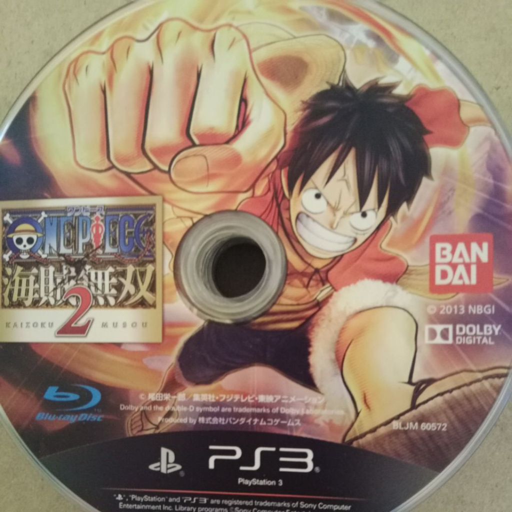 KASET PS3 ONE PIECE 2 SECOND