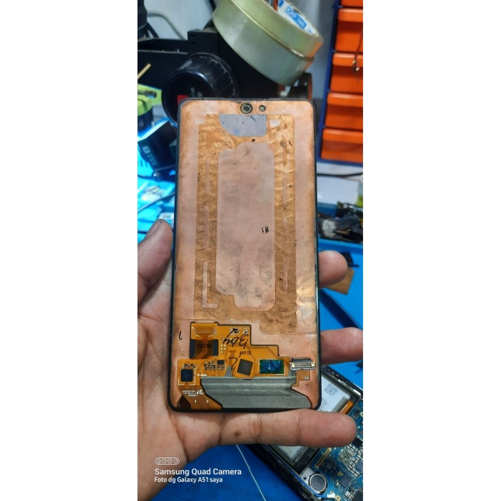 lcd samsung a52 ori copotan