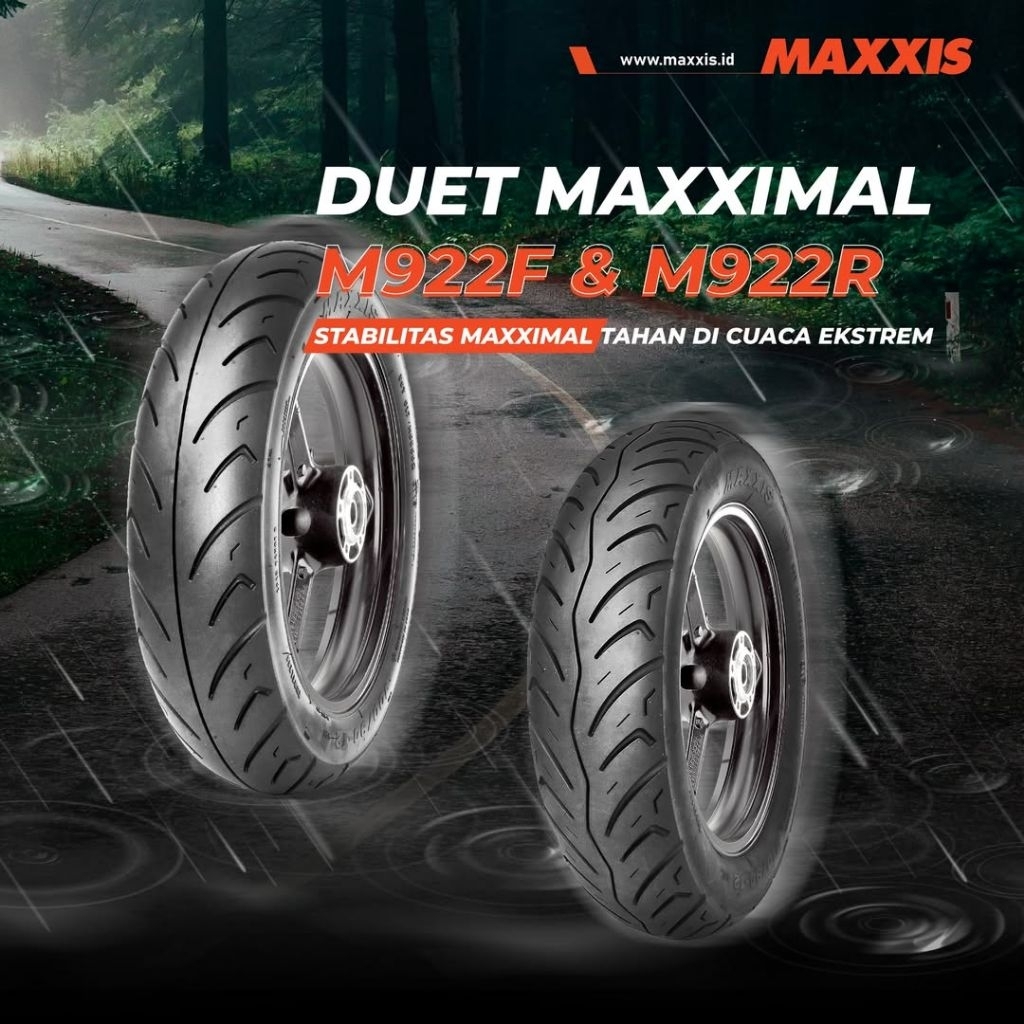 BAN MAXXIS M922 RING 12 ( 100/90-12 / 110/90-12 / 110/70-12 & 120/70-12 ) BAN MOTOR SCOOPY , BEAT NE