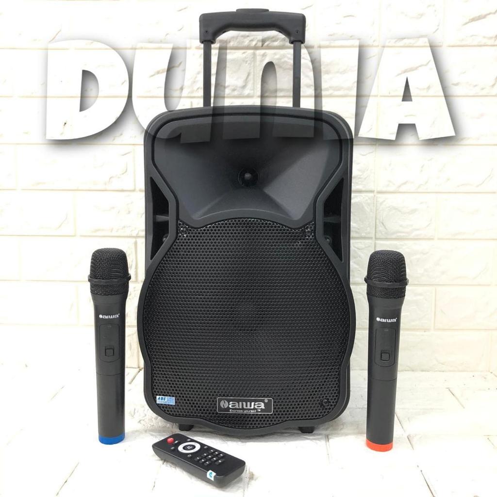 Speaker Bluetooth Portable Amplifier Wireless N AIWA WAS 110 LVD 10 inch