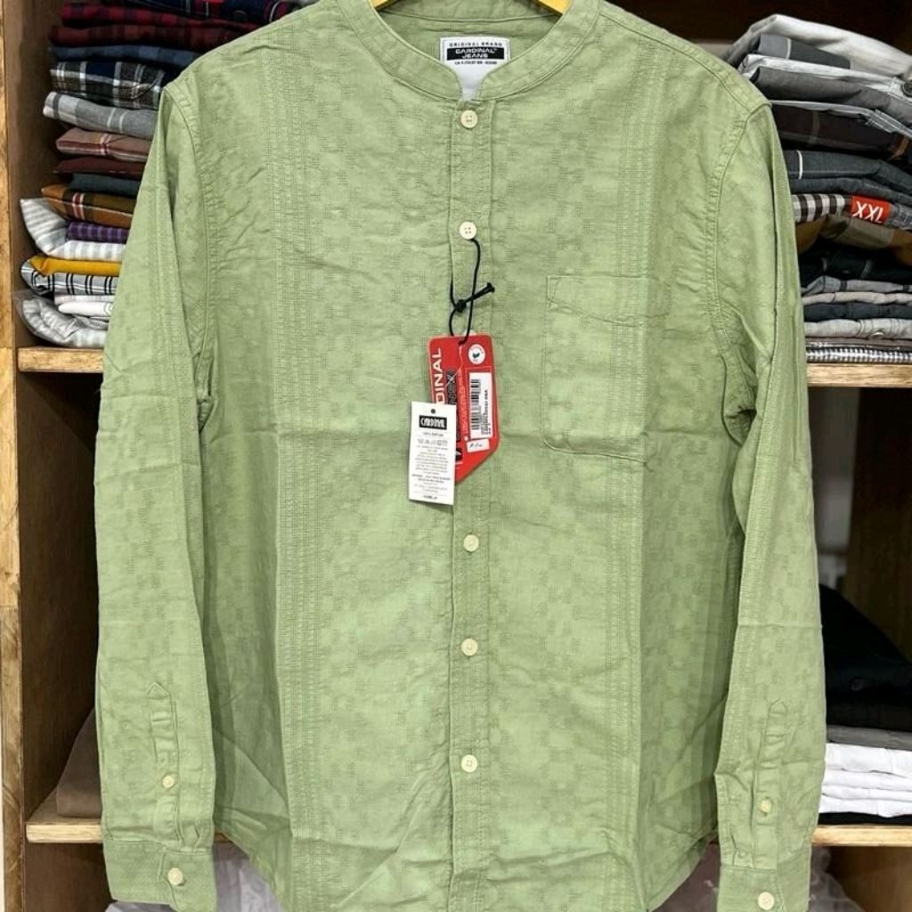 DISKON KEMEJA KOKO KEMKO CASUAL KATUN CARDINAL JEANS ORIGINAL SLIMFIT || KOKO PRIA MOTIF WARNA CARDI