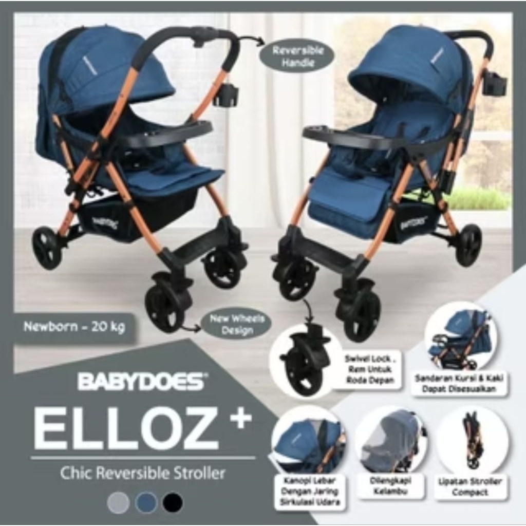 Stroller Babydoes Elloz+ Preloved