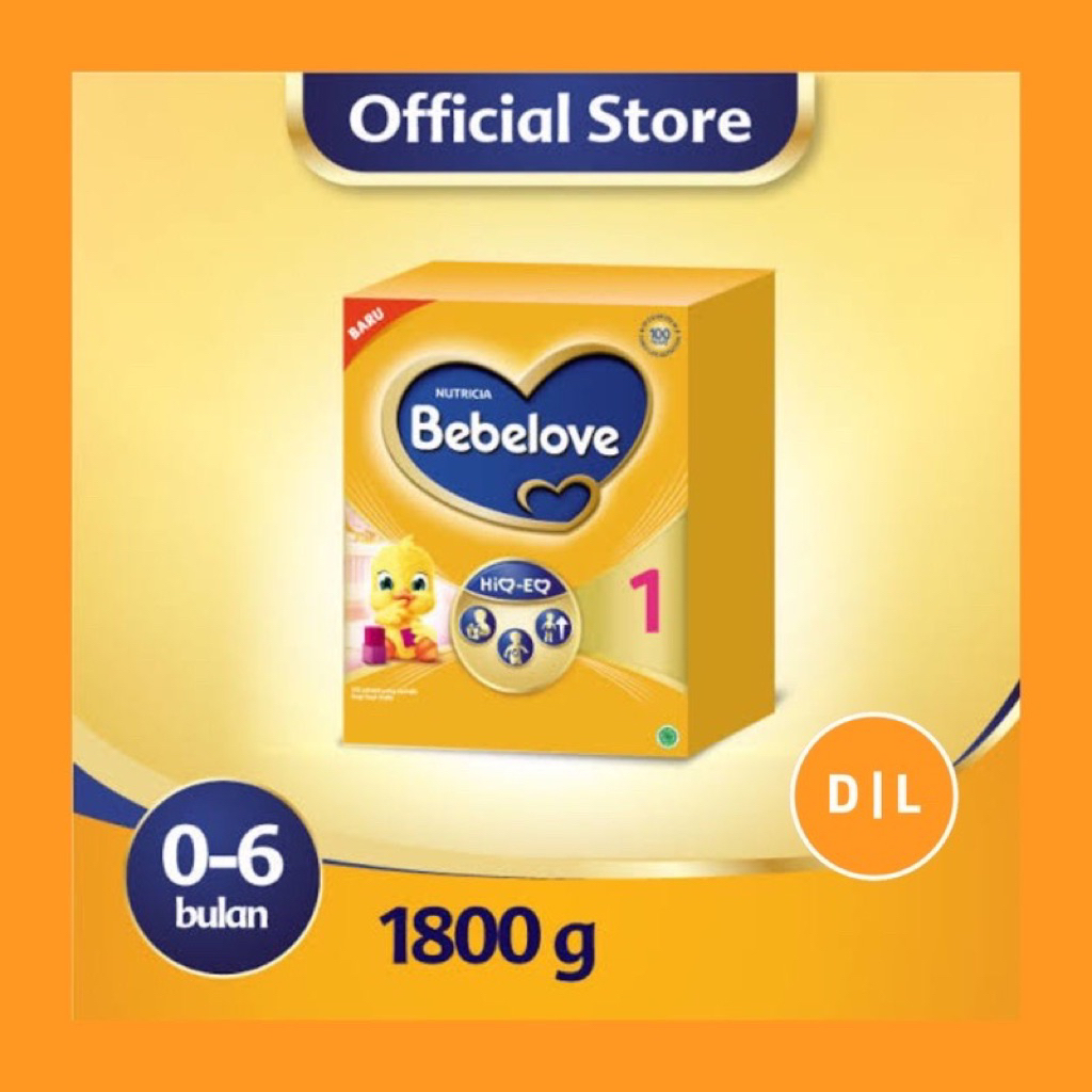 Nutricia Bebelove 1 1800gr Susu Formula Bayi 0-6 Bulan Bebelac 1800 gr