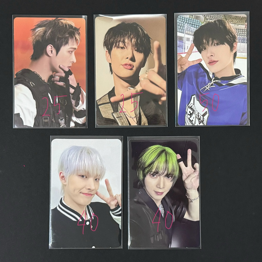 photocard pc mingi yeosang ateez official album