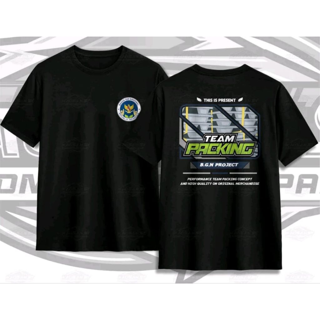 kaos T-shirt team packing