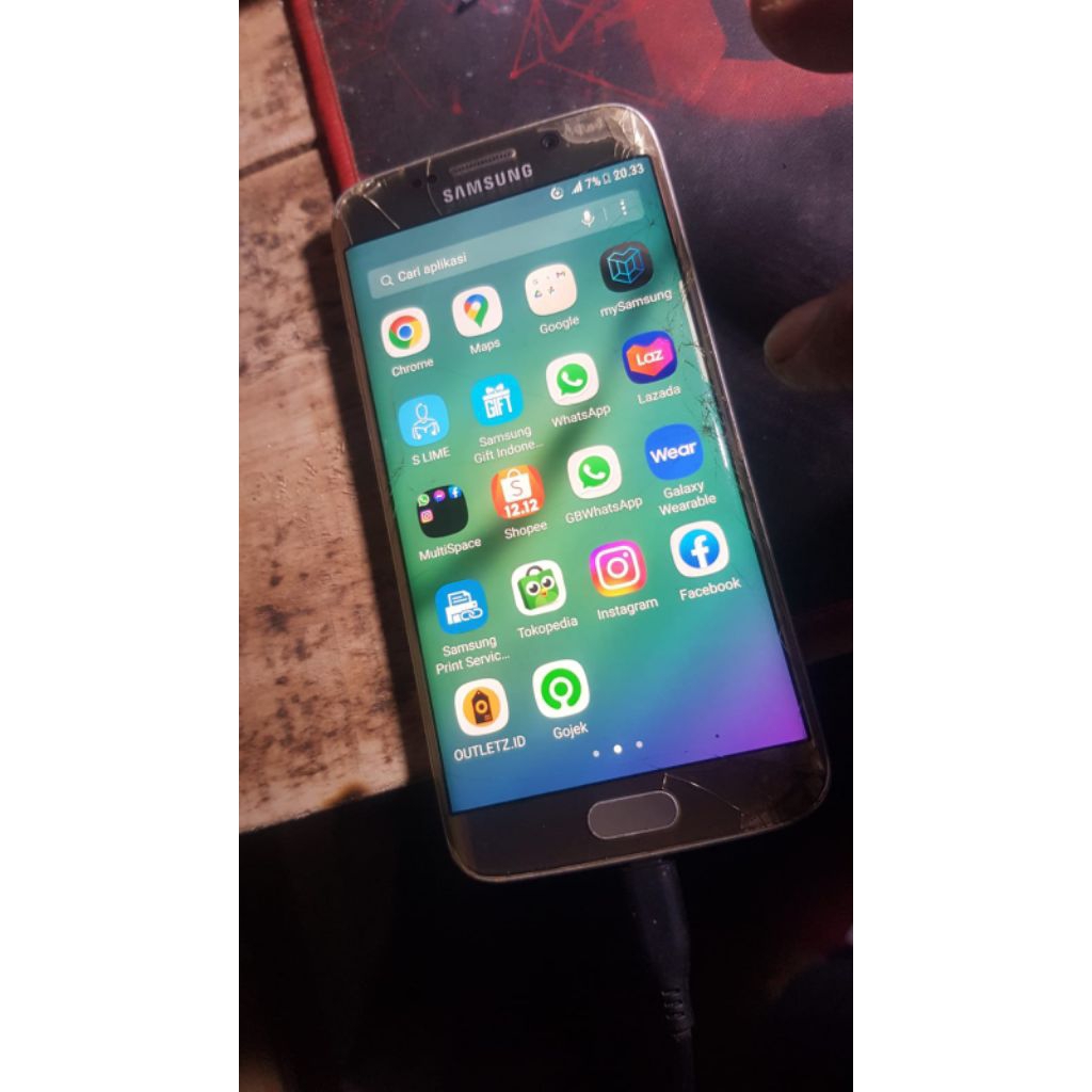 Hp bekas Samsung galaxy S6 edge