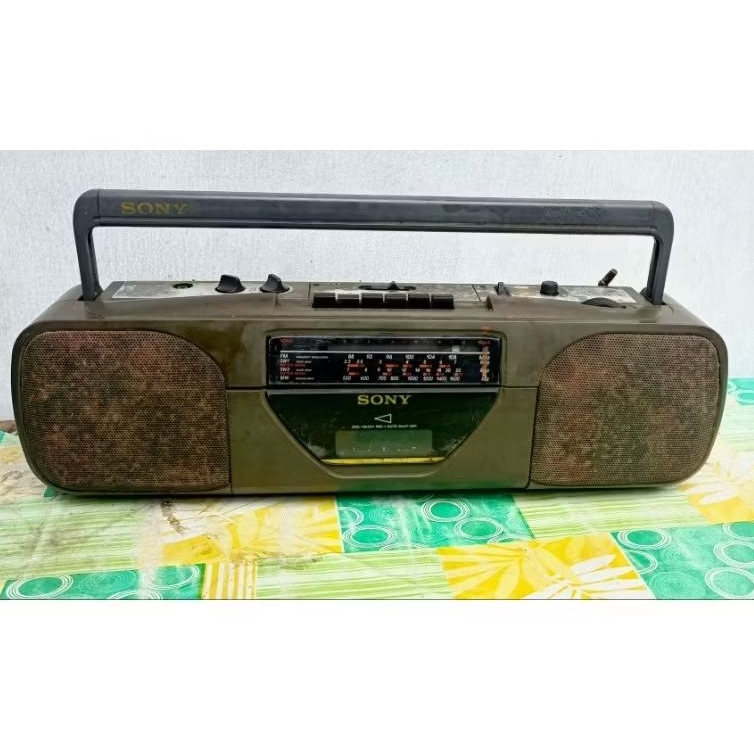 radio tape sony bekas antik jadul