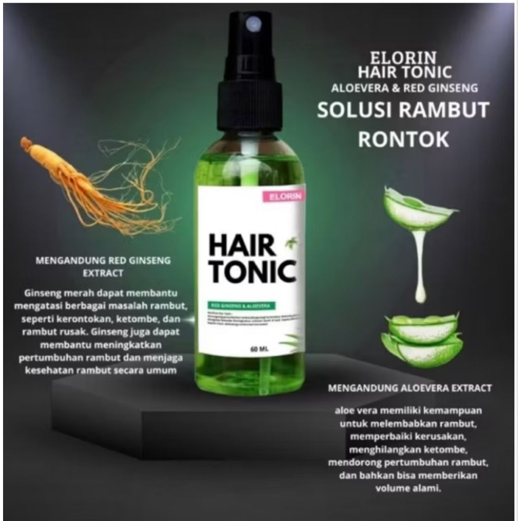 HAIR TONIC VITAMIN PELURUS DAN PENUMBUH RAMBUT VITAMIN RAMBUT PRIA WANITA 60ML