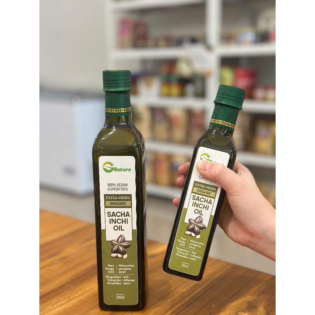 Sacha Inchi Oil 250ml dan 500ml / Kapsul