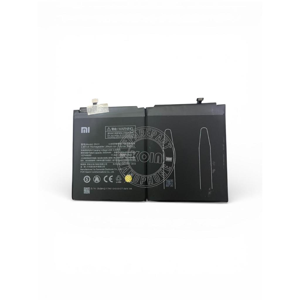 BATRE/BATTERY/BATERAI XIAOMI REDMI NOTE 5A/5A BN31/BN31 ORIGINAL