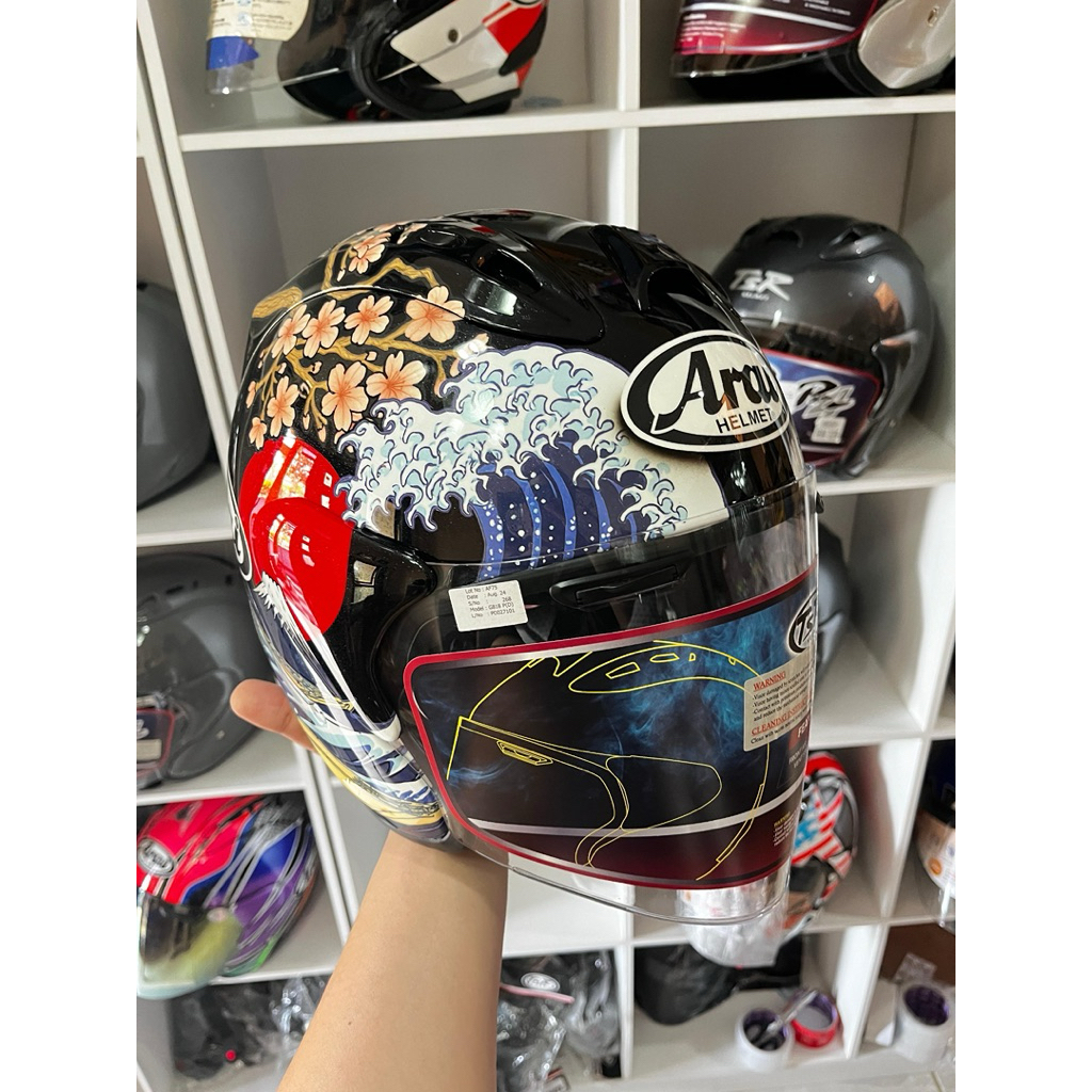 HELM TSR RAM 4 SAKURA FUJI BLACK