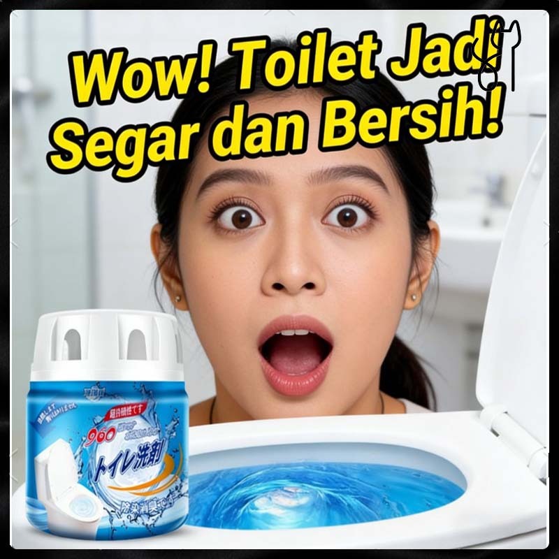Jepang Pembersih Kloset Sekali Pakai Toilet Biru Pembersih Toilet Pembersih WC Gel Pembersih Toilet 