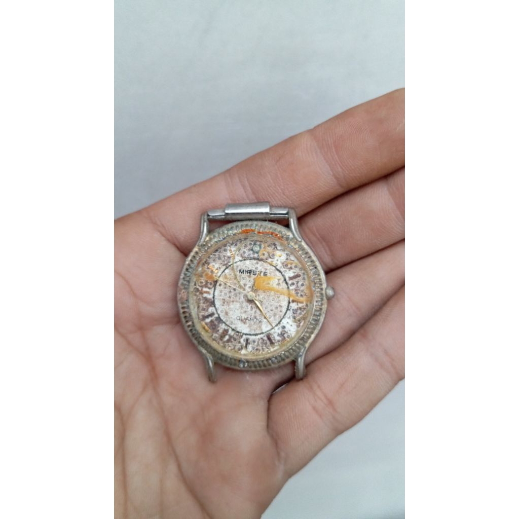 Jam jadul lawas Mirete 22 k gold
