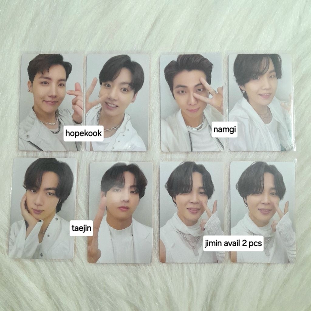(READ DESK) UNSEALED SHARING ALBUM BTS PTD PERMISSION TO DANCE LIVE PC PHOTOCARD RM NAMJOON JIN SEOK