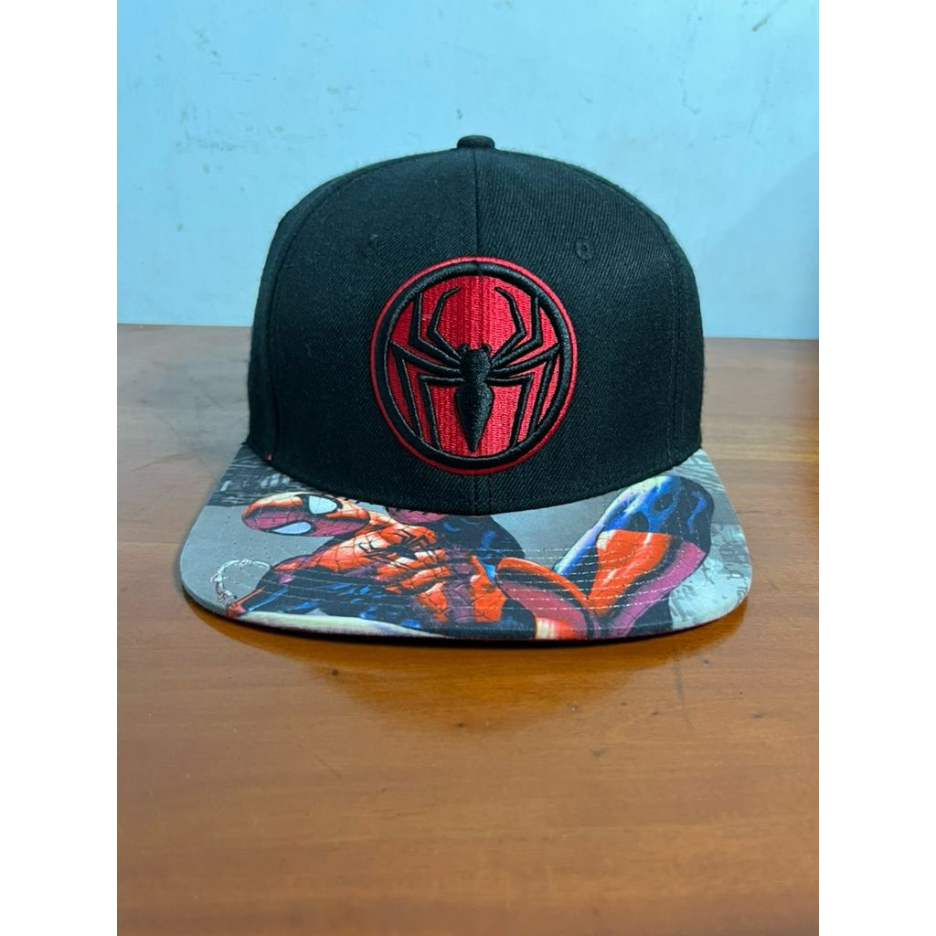 topi karakter marvel Spiderman aop original second