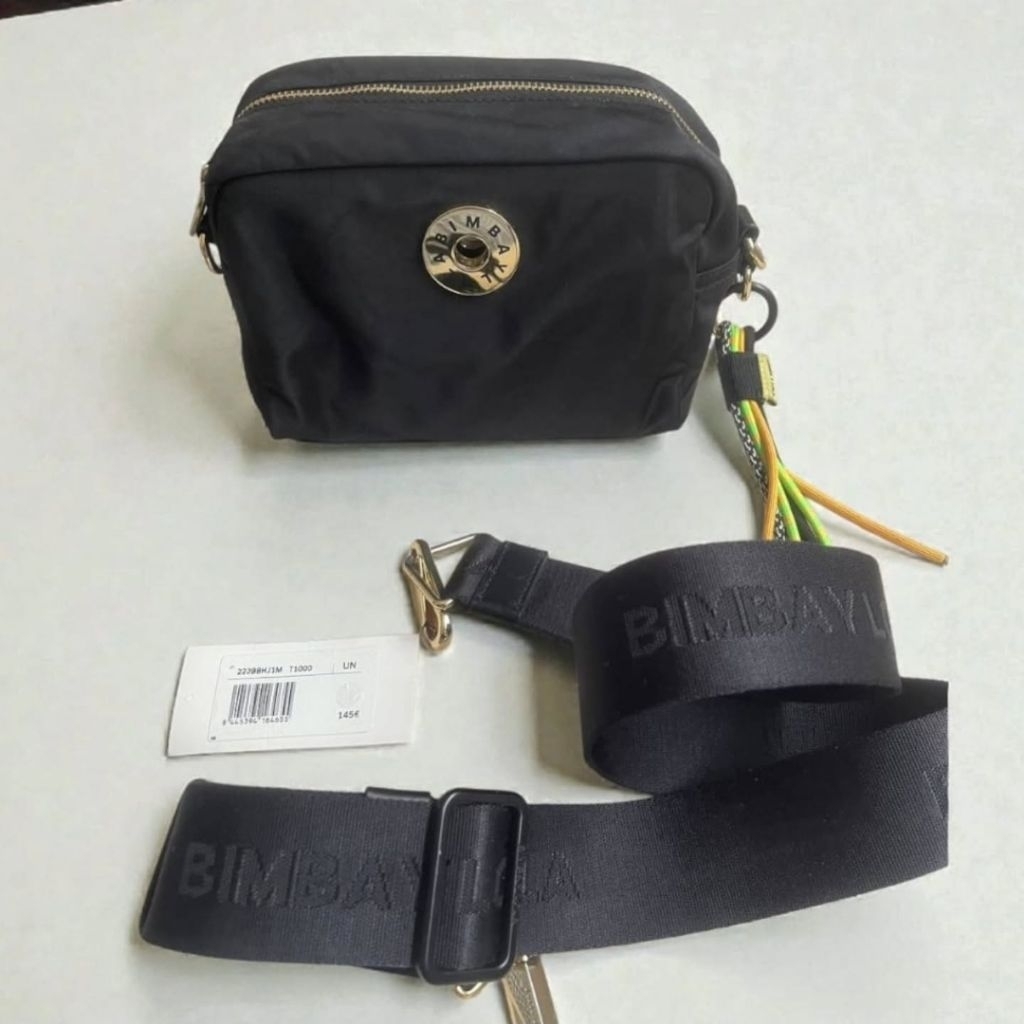 PL) Bimba Small Nylon Black crosbody bag