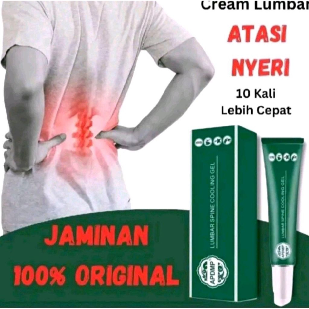 APDMP Lumbar Spine Cooling Gel Salep Lumbar Krim Herbal Cina 100% Original
