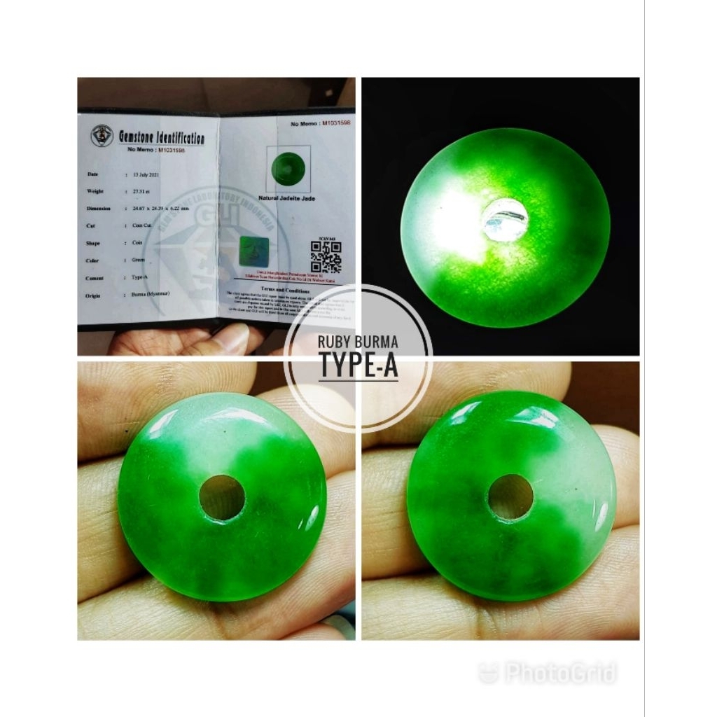 batu giok asli kuno tambang Burma Myanmar ( type - a )