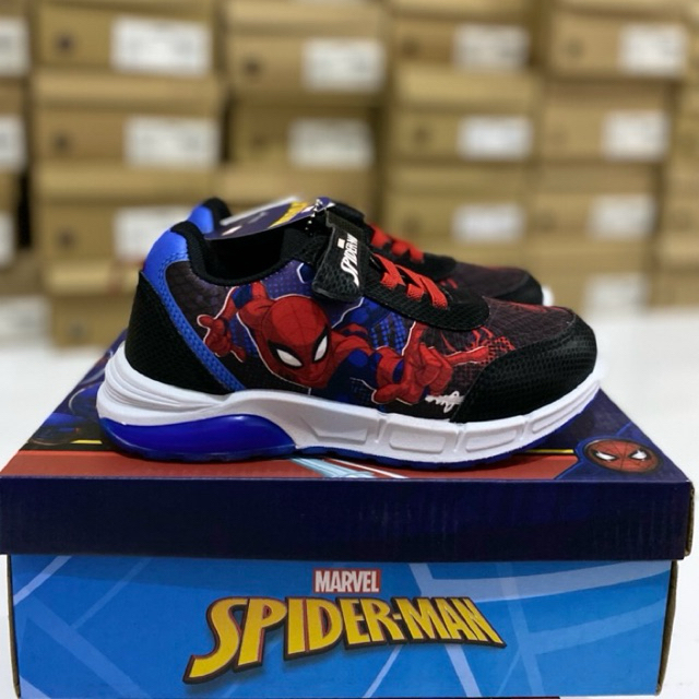 MARVEL LIGHT SHOES-SEPATU LAMPU ANAK-BLUE