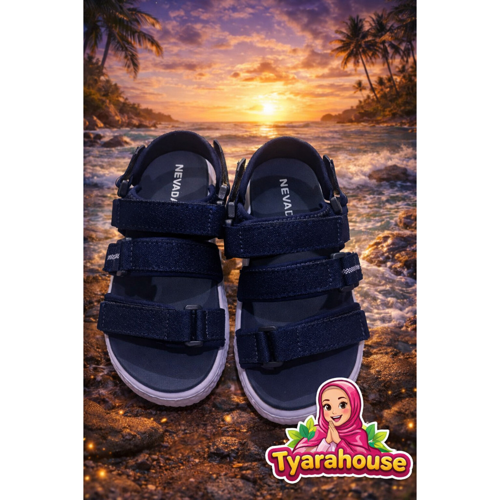 SANDAL SEPATU ANAK LAKI-LAKI UNISEX NEVADA ORIGINAL | Nevada Strap Sandal Anak Laki-laki |NEVADA San